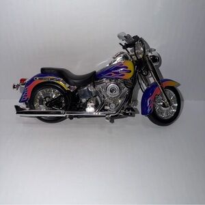 1999 Hot Wheels Collectible Harley-Davidson Softail Motorcycle 1:10 / Read Desc